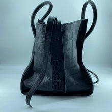 Load image into Gallery viewer, Celine Black Leather Medium Phantom Luggage Tote