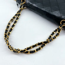 Load image into Gallery viewer, Chanel Vintage 18K gold Classic Flap Lambskin Medium bag