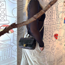 Load image into Gallery viewer, Chanel Pearl chain Classic Flap Mini bag