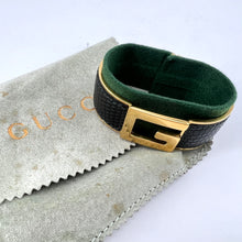 Load image into Gallery viewer, Gucci single G plaque logo bracelet