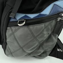Load image into Gallery viewer, Prada Saffiano Leather-Trimmed Quilted Nylon Backpack