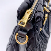 Load image into Gallery viewer, Prada Black Tessuto Gaufre Handle Bag TWS pop