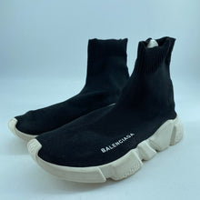 Load image into Gallery viewer, Balenciaga Black & White Speed Sneakers