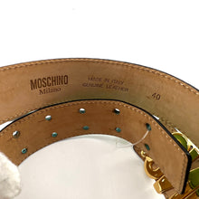 Load image into Gallery viewer, MOSCHINO Mint Green logo Belt