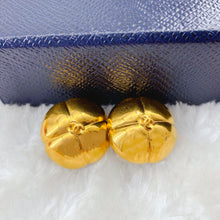 Load image into Gallery viewer, CHANEL vintage gold earrings