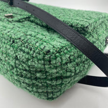 Load image into Gallery viewer, Chanel 2.55 Flap Bag in Green Tweed