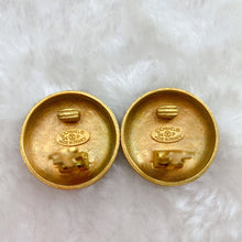 Load image into Gallery viewer, Chanel Vintage Double C Gold Earrings