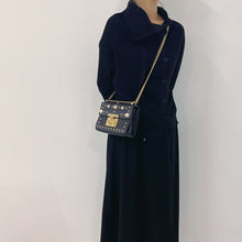 Load image into Gallery viewer, GUCCI Small Pearl Studded Padlock Shoulder Bag