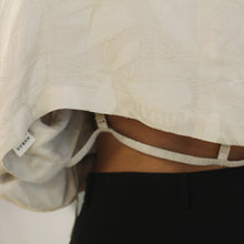 Load image into Gallery viewer, Jacquemus beige cropped top