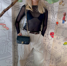 Load image into Gallery viewer, Chanel Pearl chain Classic Flap Mini bag