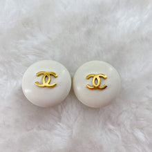Load image into Gallery viewer, Chanel Double C logo Vintage Earrings