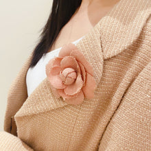Load image into Gallery viewer, Chanel Pink Camellia Brooch