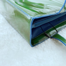Load image into Gallery viewer, Chanel Green Patent Leather Tote Bag