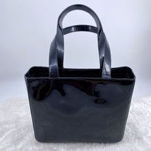 Load image into Gallery viewer, Chanel Black Patent Leather Tote Bag