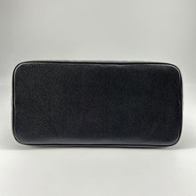 Load image into Gallery viewer, Chanel black quilted caviar leather medallion tote bag
