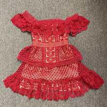 Load image into Gallery viewer, Self-portrait red dress