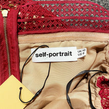 Load image into Gallery viewer, Self-portrait red dress