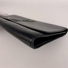 Load image into Gallery viewer, Yves Saint Laurent Black Leather Clutch Wallet