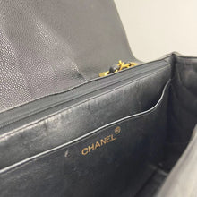 Load image into Gallery viewer, Chanel Black Chevron Shoulder Bag