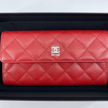Load image into Gallery viewer, Chanel CC long flap wallet