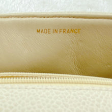 Load image into Gallery viewer, Chanel Cream Vintage Caviar Leather V Stitch Shoulder Bag