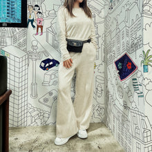 Load image into Gallery viewer, Chanel Black Gold Bag Bum bag Belt