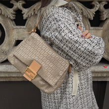 Load image into Gallery viewer, Fendi Zukka Mamma Baguette Shoulder Bag TWS