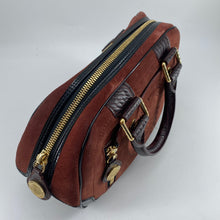 Load image into Gallery viewer, Louis Vuitton Havane brown suede stamped trunk PM Boston speedy TWS