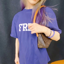 Load image into Gallery viewer, Balenciaga Purple 'Free' T-shirt