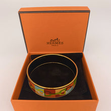Load image into Gallery viewer, Hermes Wide Enamel Bangle Bracelet