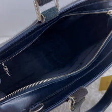 Load image into Gallery viewer, Ferragamo Black and Grey Horsehair Bag