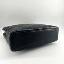Load image into Gallery viewer, CHANEL CC Black Caviar Quilted Gold Hardware Chain Carryall Shopper Tote Bag