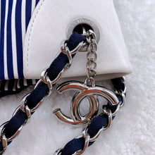 Load image into Gallery viewer, Chanel rialto beach stripe canvas chain bag