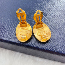 Load image into Gallery viewer, Chanel vintage gold ear clips