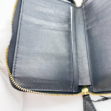 Load image into Gallery viewer, Burberry House Check Canvas and Leather Sip Around Wallet