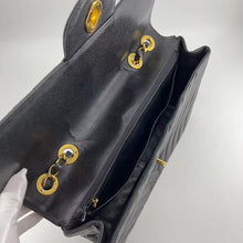 Load image into Gallery viewer, Chanel Black Chevron Shoulder Bag