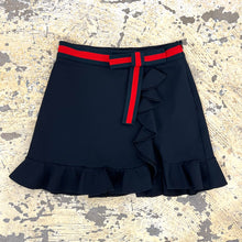 Load image into Gallery viewer, Gucci red and black bow A-line skirt