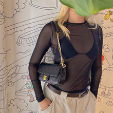 Load image into Gallery viewer, Chanel Pearl chain Classic Flap Mini bag