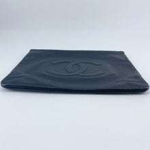 Load image into Gallery viewer, Chanel Black Leather Clutch TWS