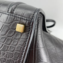 Load image into Gallery viewer, Celine Black Leather Medium Phantom Luggage Tote