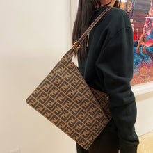 Load image into Gallery viewer, Fendi FF monogram vintage shoulder bag