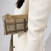 Load image into Gallery viewer, Burberry gold clutch TWS