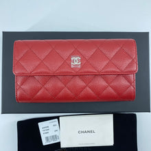 Load image into Gallery viewer, Chanel CC long flap wallet