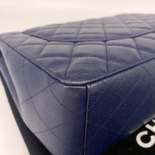 Load image into Gallery viewer, Chanel Navy Classic Flap Jumbo