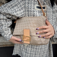Load image into Gallery viewer, Fendi Zukka Mamma Baguette Shoulder Bag TWS