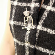 Load image into Gallery viewer, Balenciaga quilted black long dress