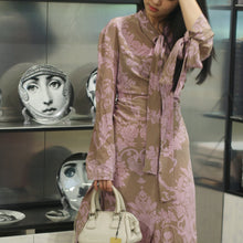 Load image into Gallery viewer, Acne studios 100% silk floral dress