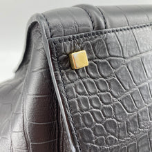 Load image into Gallery viewer, Celine Black Leather Medium Phantom Luggage Tote