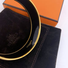 Load image into Gallery viewer, Hermes Wide Enamel Bangle Bracelet