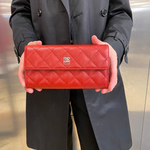 Load image into Gallery viewer, Chanel CC long flap wallet